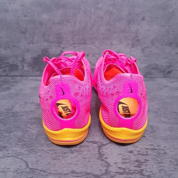 NIKE ZoomX Dragonfly Track Spikes Mens 9.5 Womens 11 Hyper Pink Orange - Picture 5 of 8